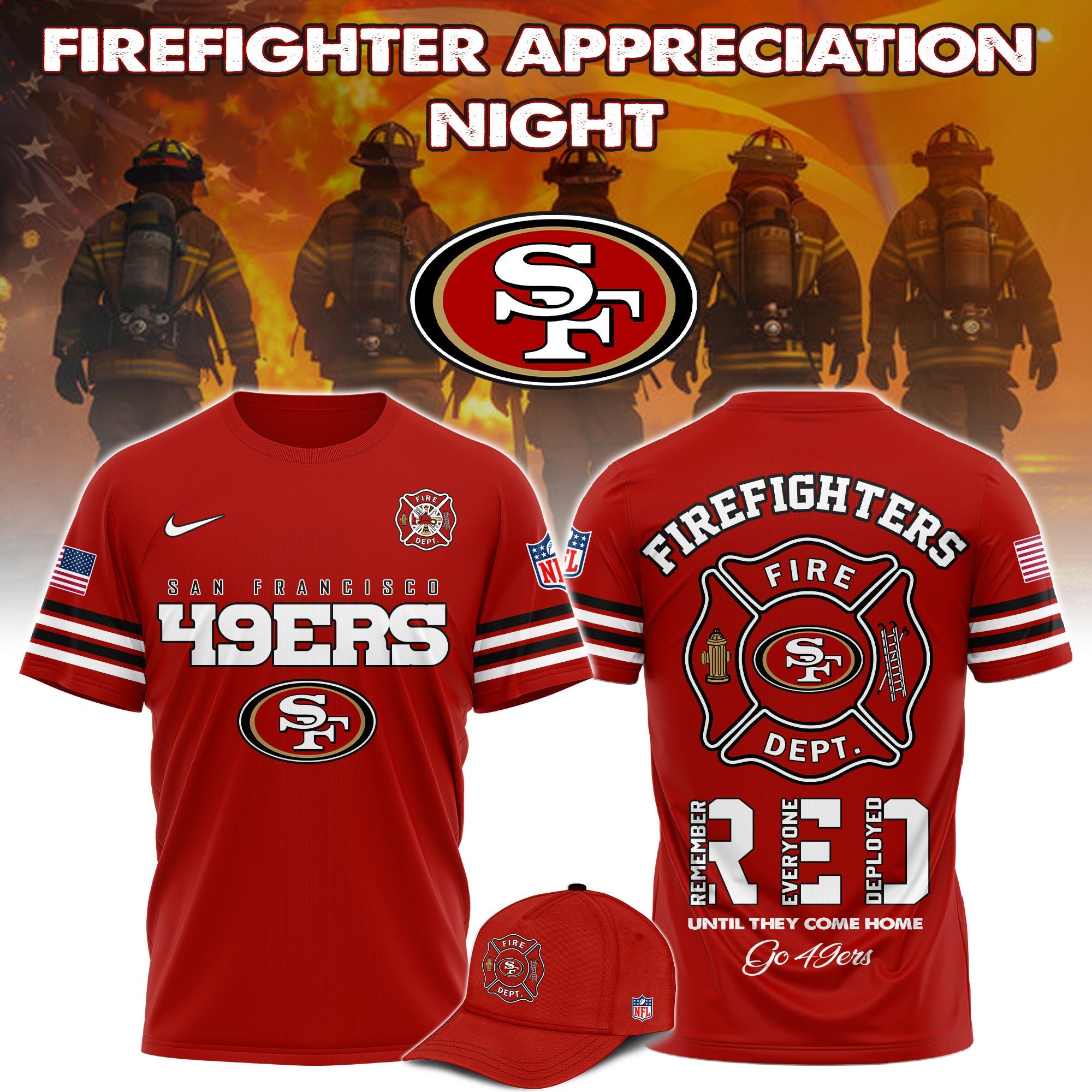 Musemora - Unisex San Francisco 49ers T-Shirt