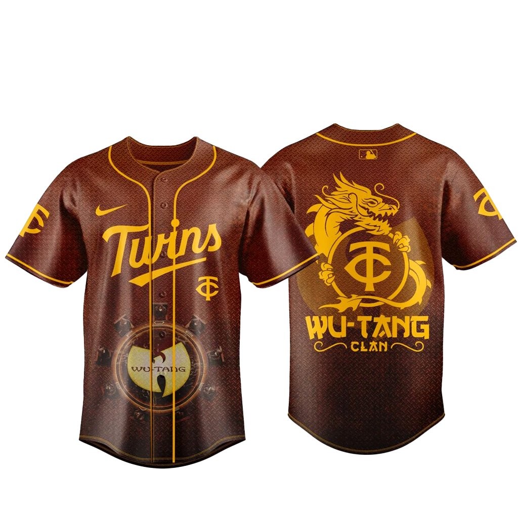 Minnesota Twins x Wu-Tang Forever The Final Chamber-US Tour 2026 Baseball Jersey