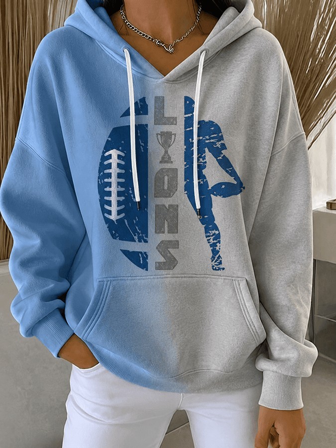 Musemora - Women's Detroit Lions Hoodie - Football