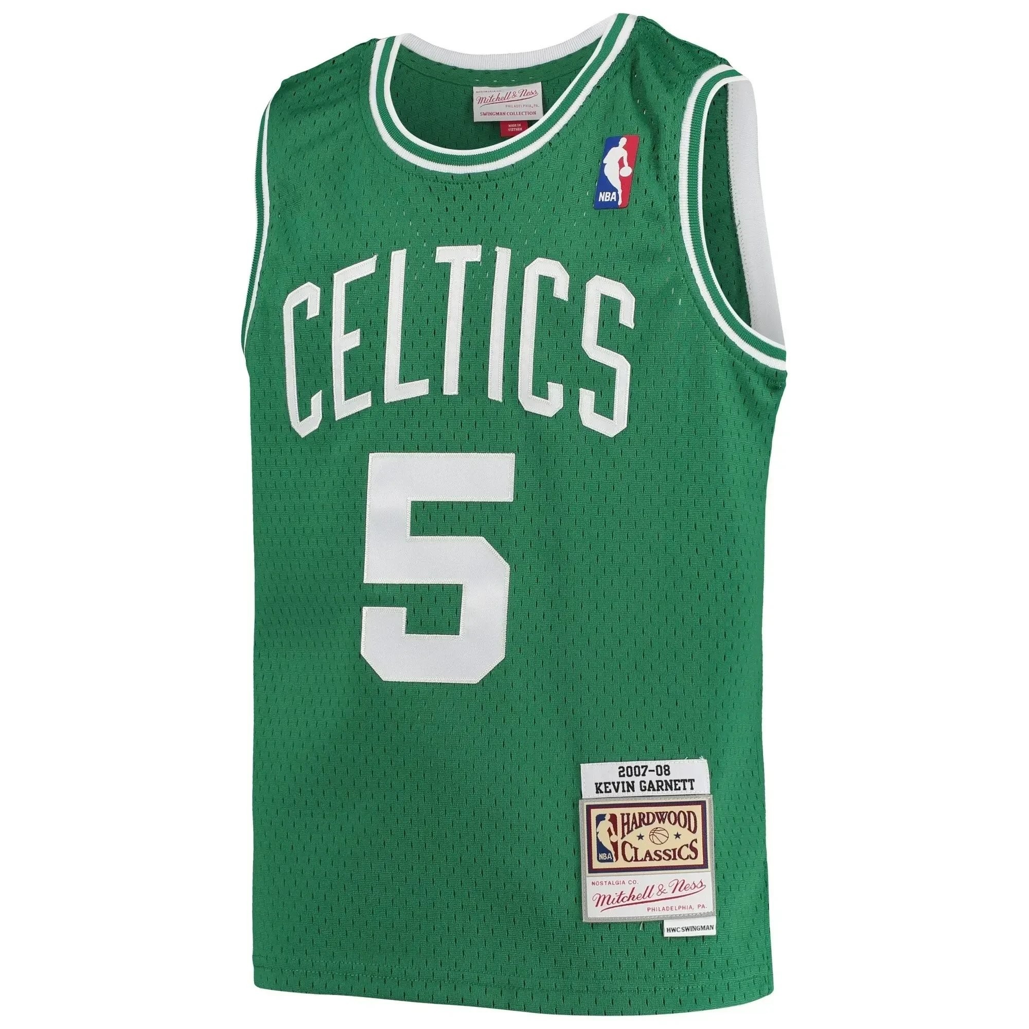 Kevin Garnett Boston Celtics Mitchell Ness Youth 2005-06 Hardwood Classics Swingman Jersey - Kelly Green - Image 2