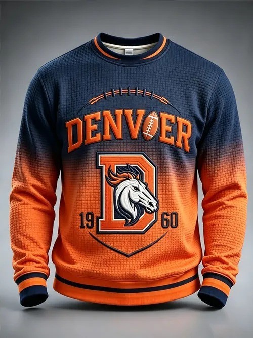 Musemora - Unisex Denver Broncos Sweatshirt - Football