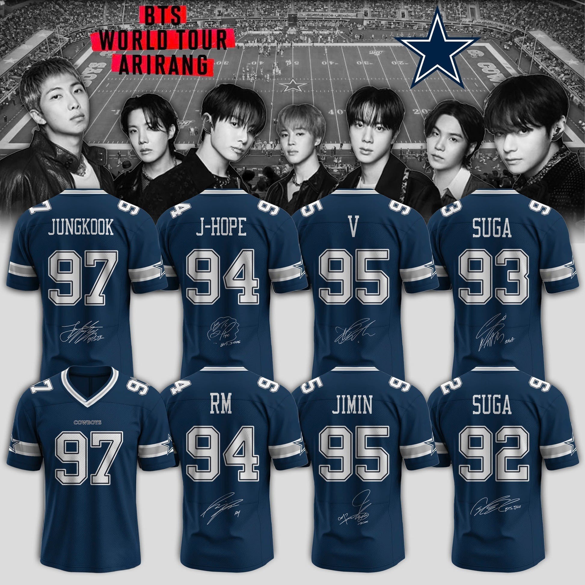 Musemora - Men's Dallas Cowboys Jersey