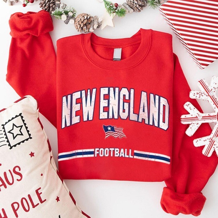 Musemora - Unisex New England Patriots Sweatshirt - Football