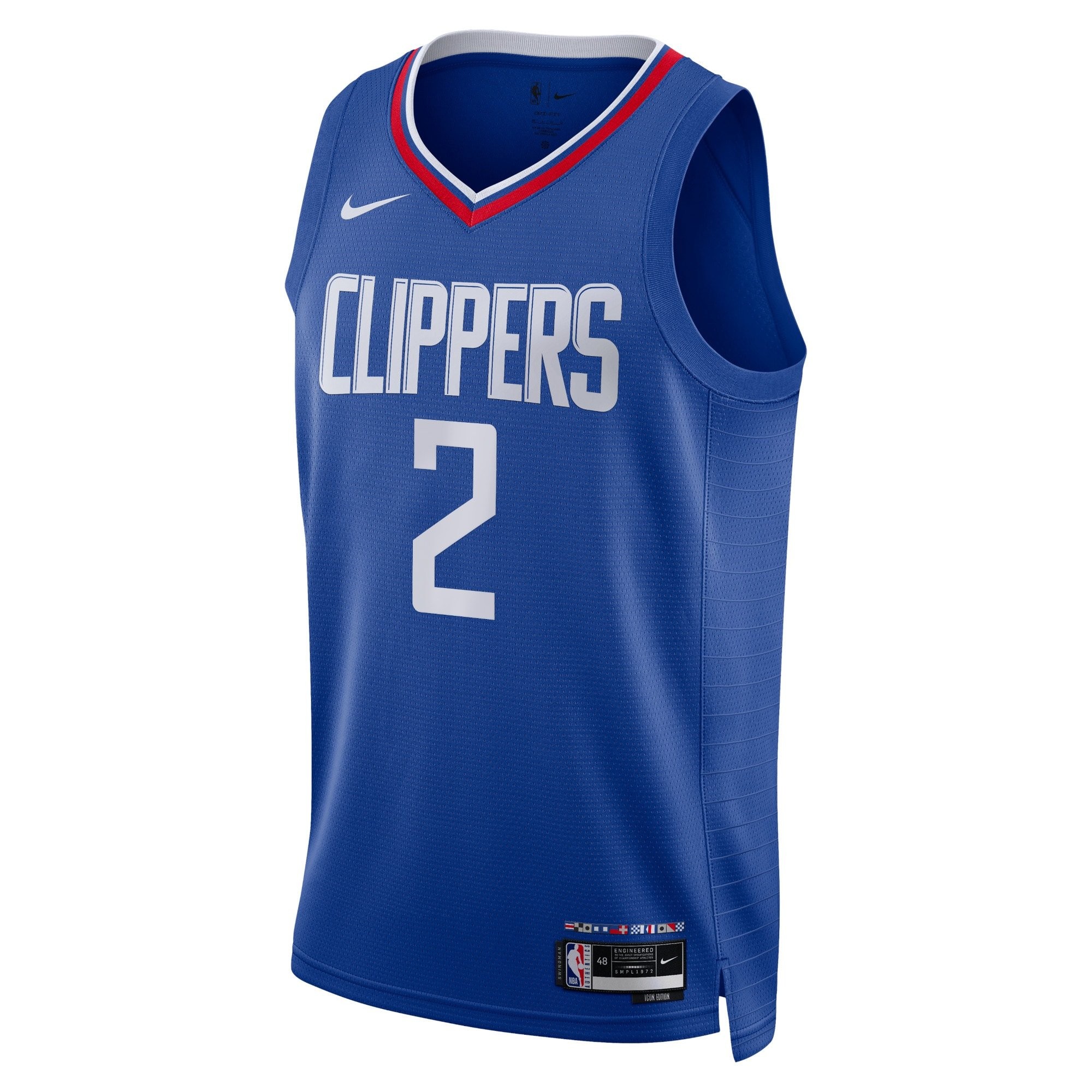Los Angeles Clippers Icon Edition Swingman Jersey Blue Kawhi Leonard Unisex