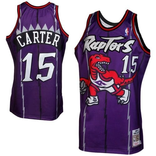 Mitchell & Ness Vince Carter Toronto Raptors 1998-1999 Throwback Jersey Purple