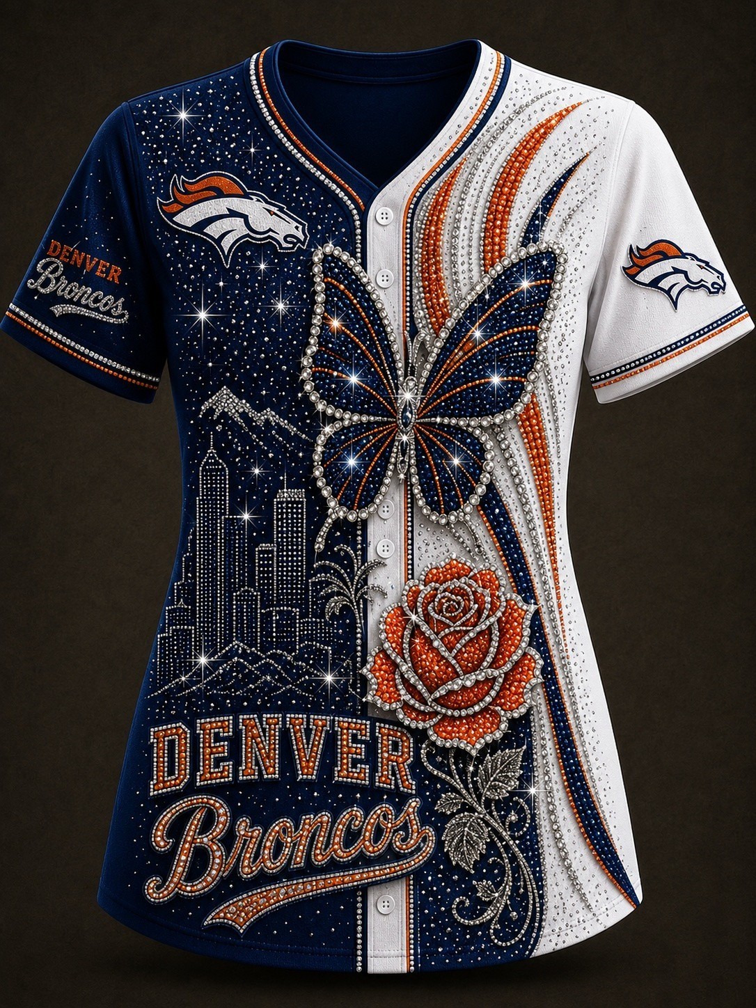 Musemora - Unisex Denver Broncos Jersey - Football