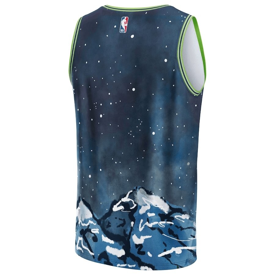 Minnesota Timberwolves NBA & KidSuper Studios Unisex Hometown Jersey - Blue - Image 3