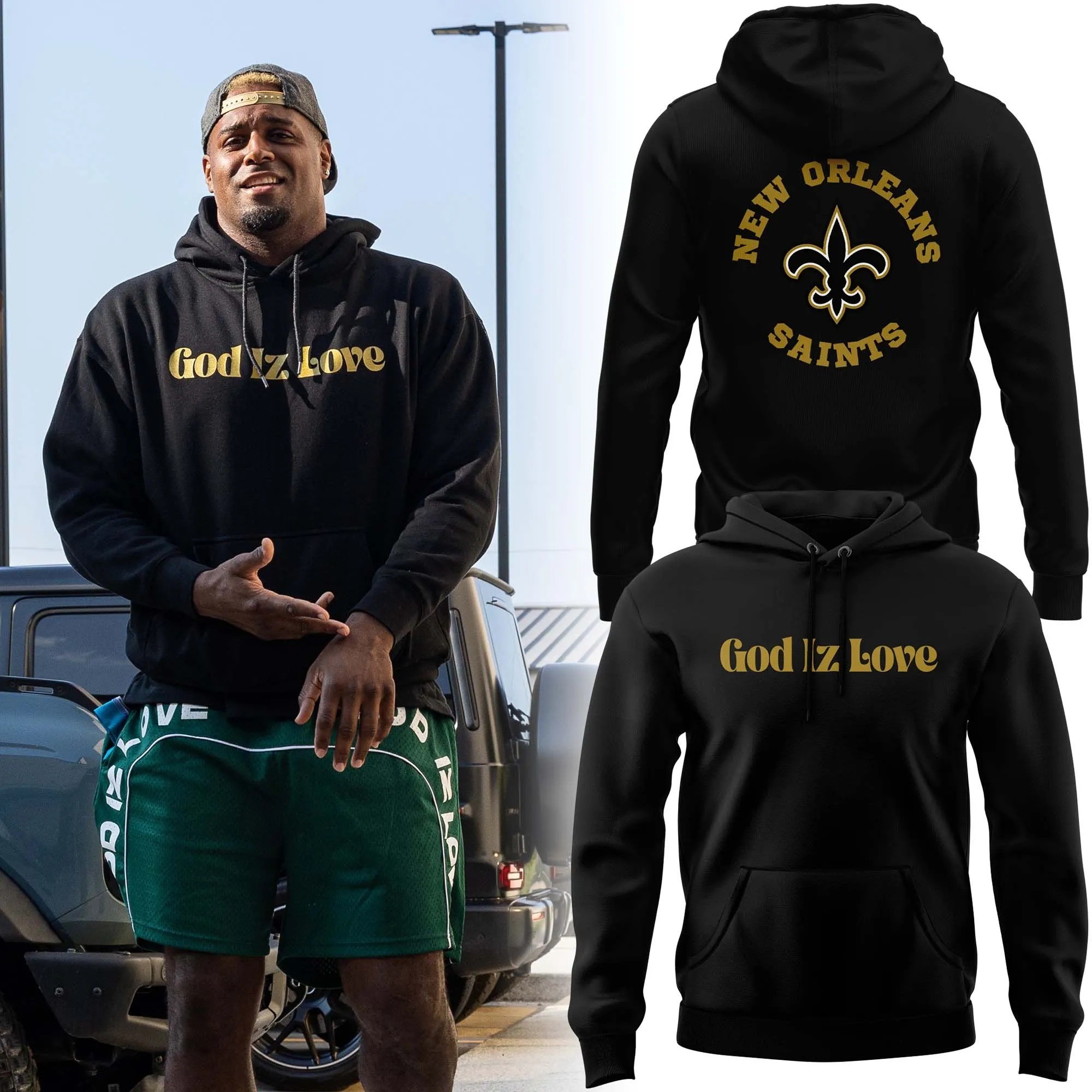 Musemora - Unisex New Orleans Saints Hoodie