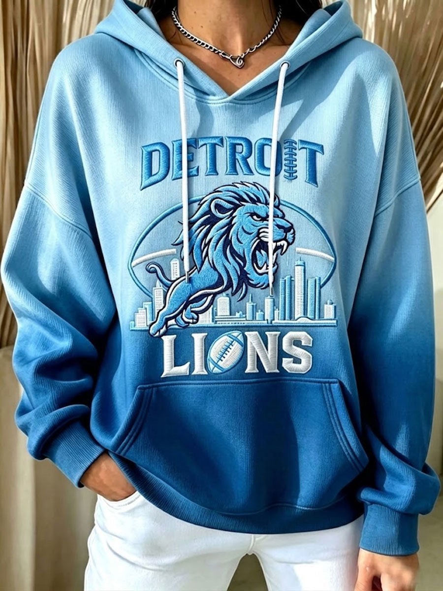 Musemora - Unisex Detroit Lions Hoodie - Football