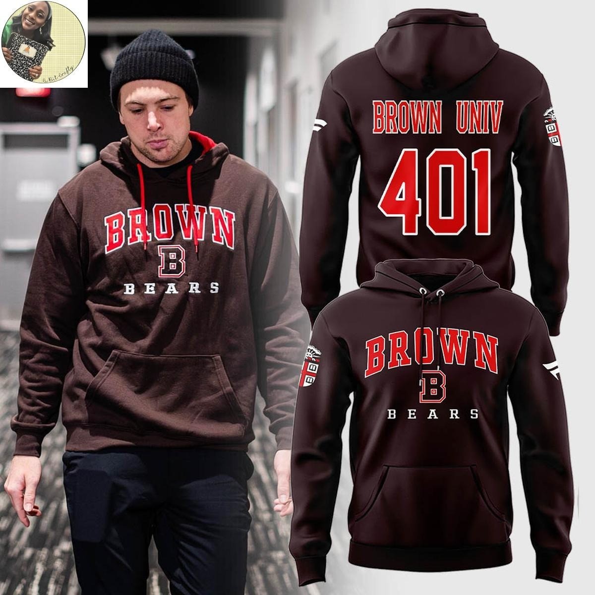 Musemora - Men's Chicago Bears Hoodie
