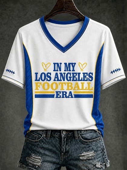 Musemora - Women's Los Angeles Rams Shirt - Game Day Football