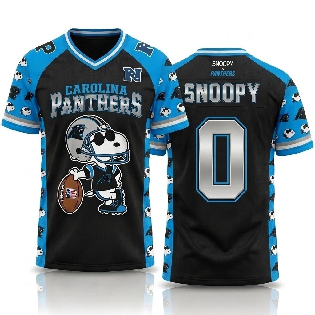 Musemora - Unisex Carolina Panthers Jersey - Game Day Football