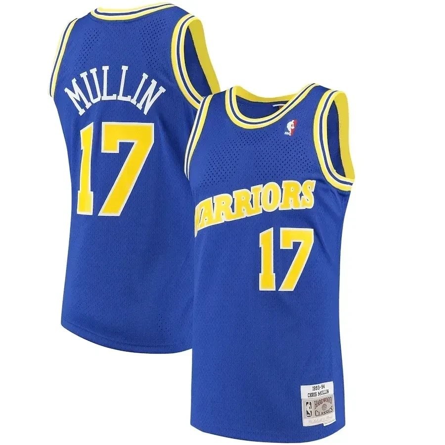 Chris Mullin Golden State Warriors Mitchell & Ness 1993-94 Hardwood Classics Swingman Jersey Royal