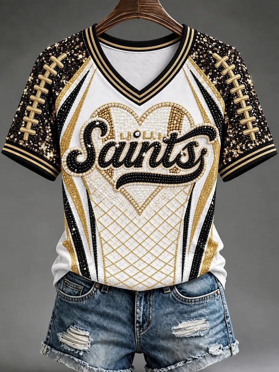 Musemora - Unisex New Orleans Saints T-Shirt - Football