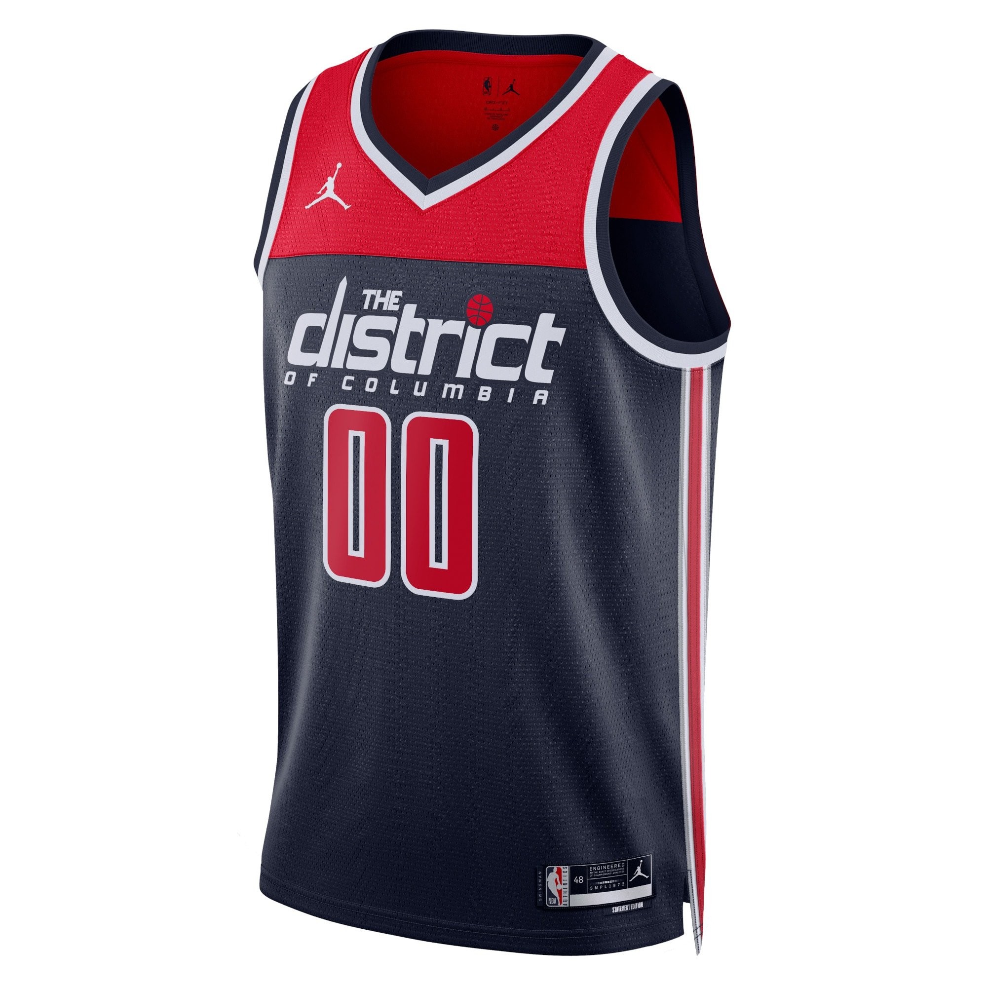 Washington Wizards Jordan Statement Swingman Custom Jersey Unisex Multicolor