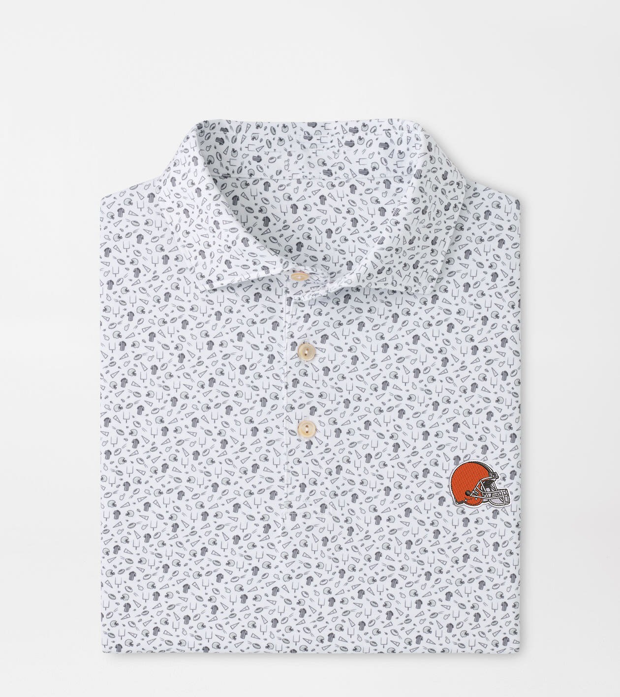 Musemora - Men's Cleveland Browns Polo Shirt - Football