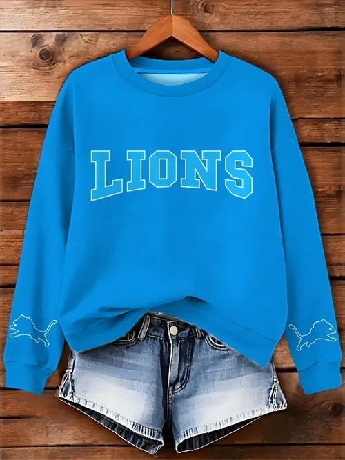 Musemora - Unisex Detroit Lions Sweatshirt - Football