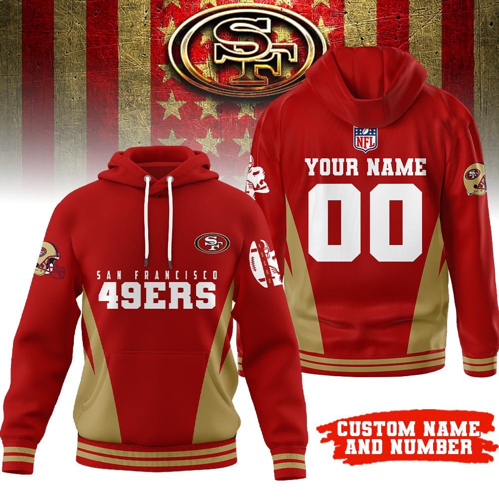 Musemora - Unisex San Francisco 49ers Hoodie - Game Day Football