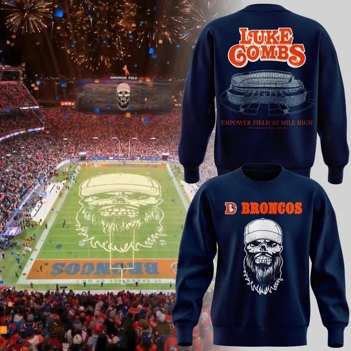 Musemora - Men's Denver Broncos Sweatshirt - Game Day