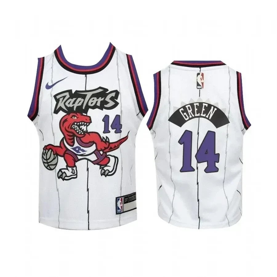 Youth Danny Green Toronto Raptors White Hardwood Classics Jersey S-3XL