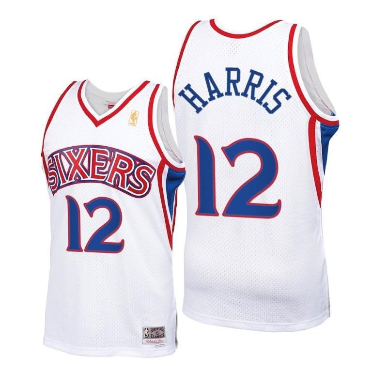 Tobias Harris Philadelphia 76ers White Throwback 90s Jersey HWC Swingman - Men Jersey