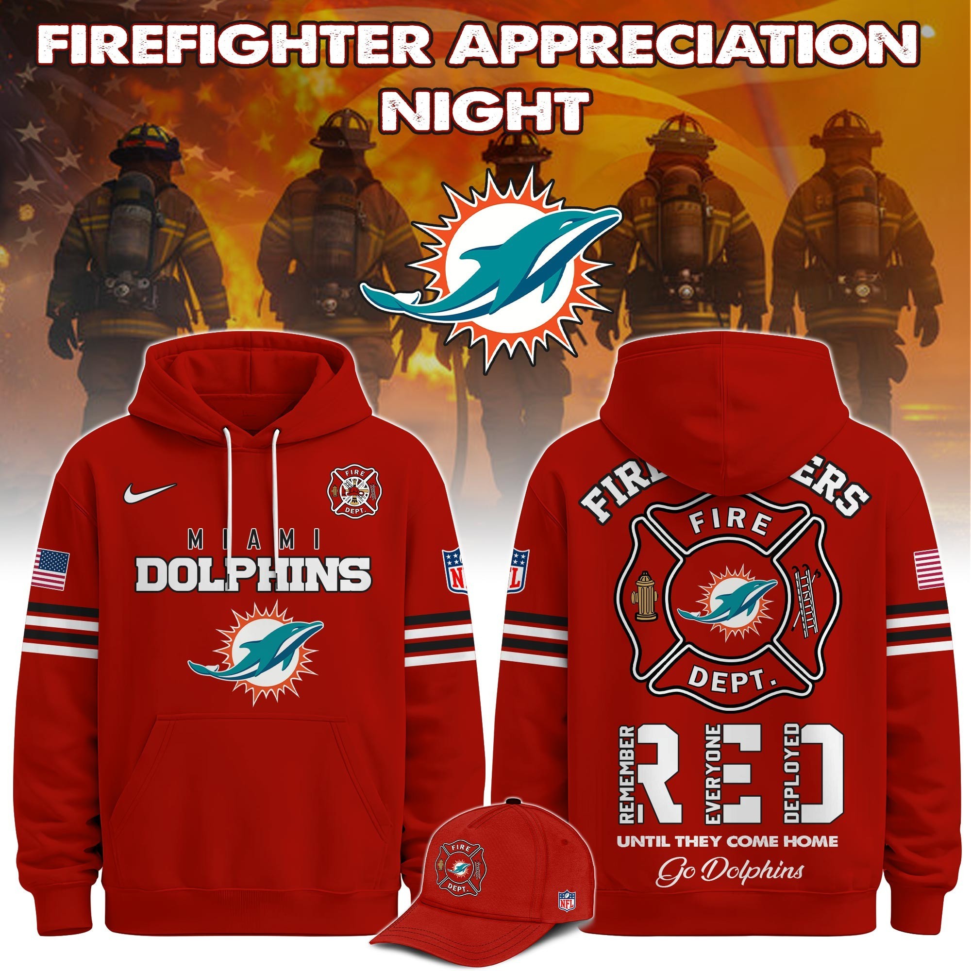 Musemora - Unisex Miami Dolphins Hoodie
