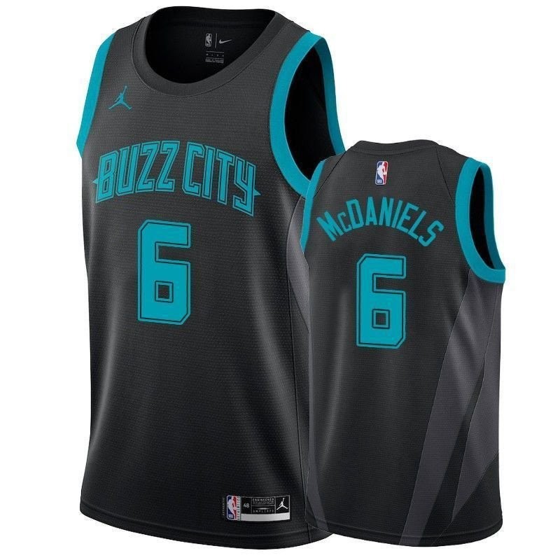 Men's Charlotte Hornets Jalen McDaniels #6 City Edition Basketball Jersey Multicolor