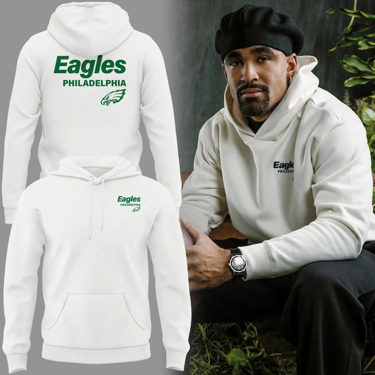 Musemora - Unisex Philadelphia Eagles Hoodie - Game Day Football