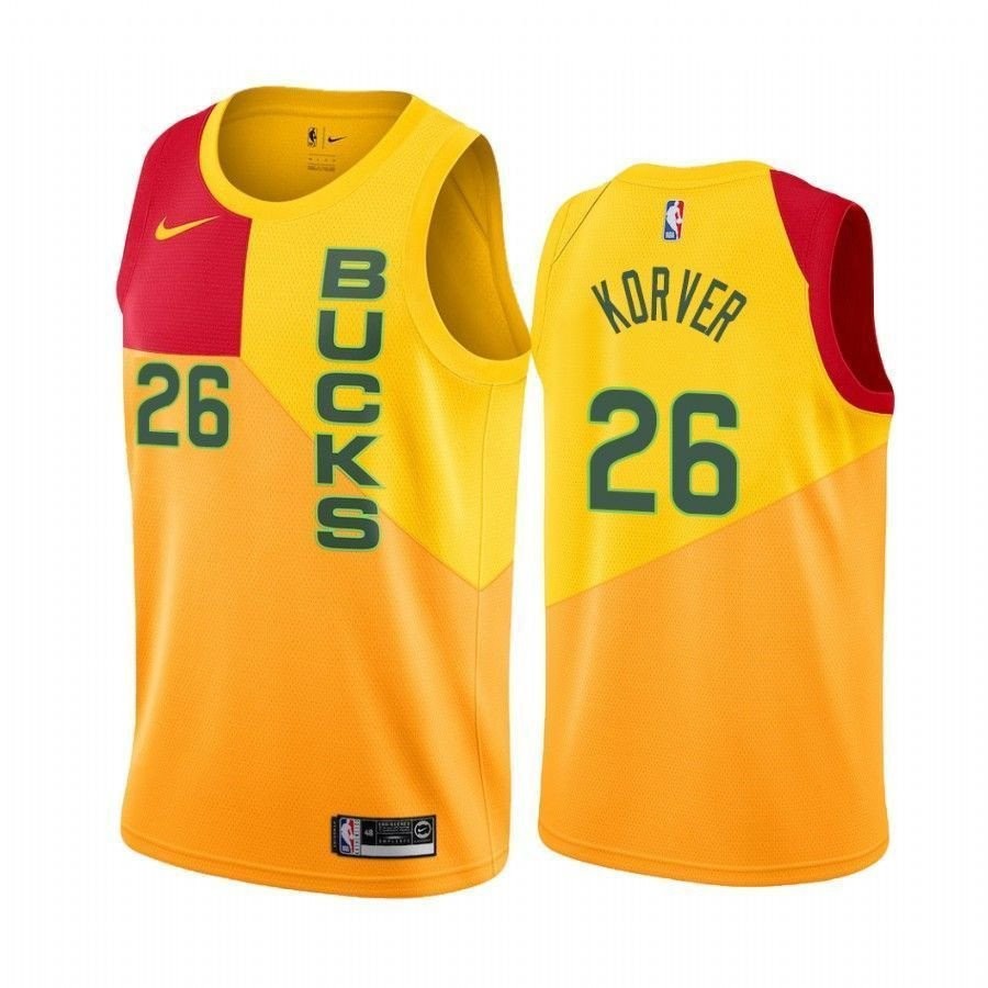 Men's Milwaukee Bucks Kyle Korver #26 City Edition Basketball Jersey