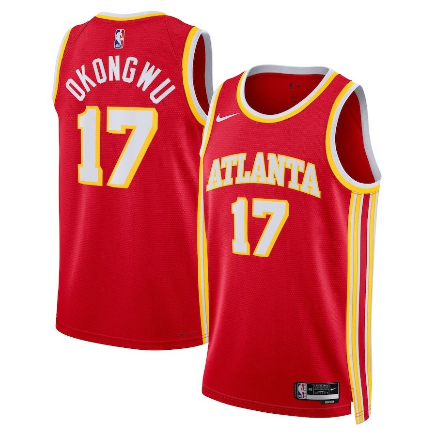 Onyeka Okongwu 17 Atlanta Hawks Unisex Swingman Jersey Icon Edition Red