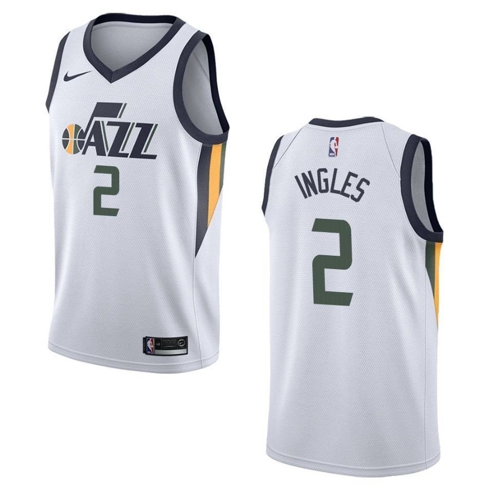 Men's Utah Jazz Joe Ingles Association Swingman Jersey White S-3XL