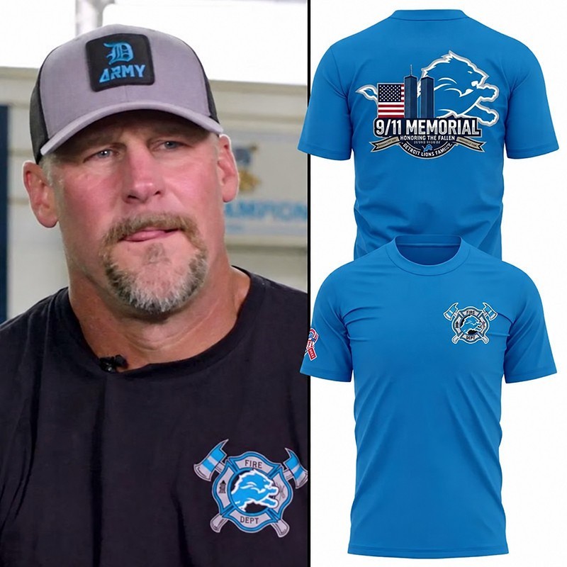 Musemora - Men's Detroit Lions T-Shirt
