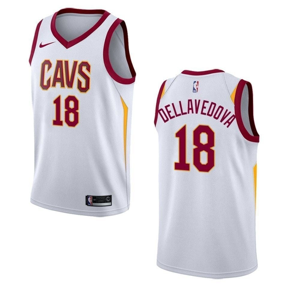 Men's Cleveland Cavaliers Matthew Dellavedova Association Swingman Jersey White