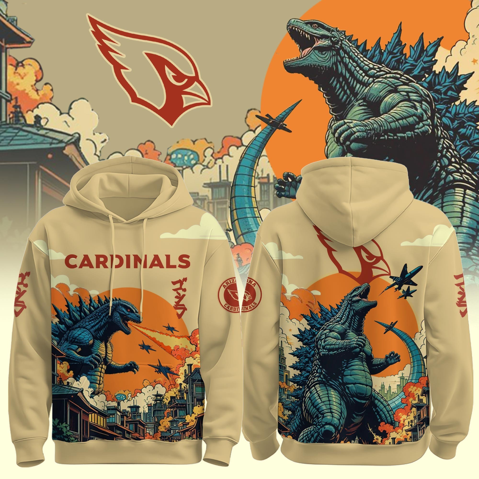 Musemora - Men's Arizona Cardinals Hoodie
