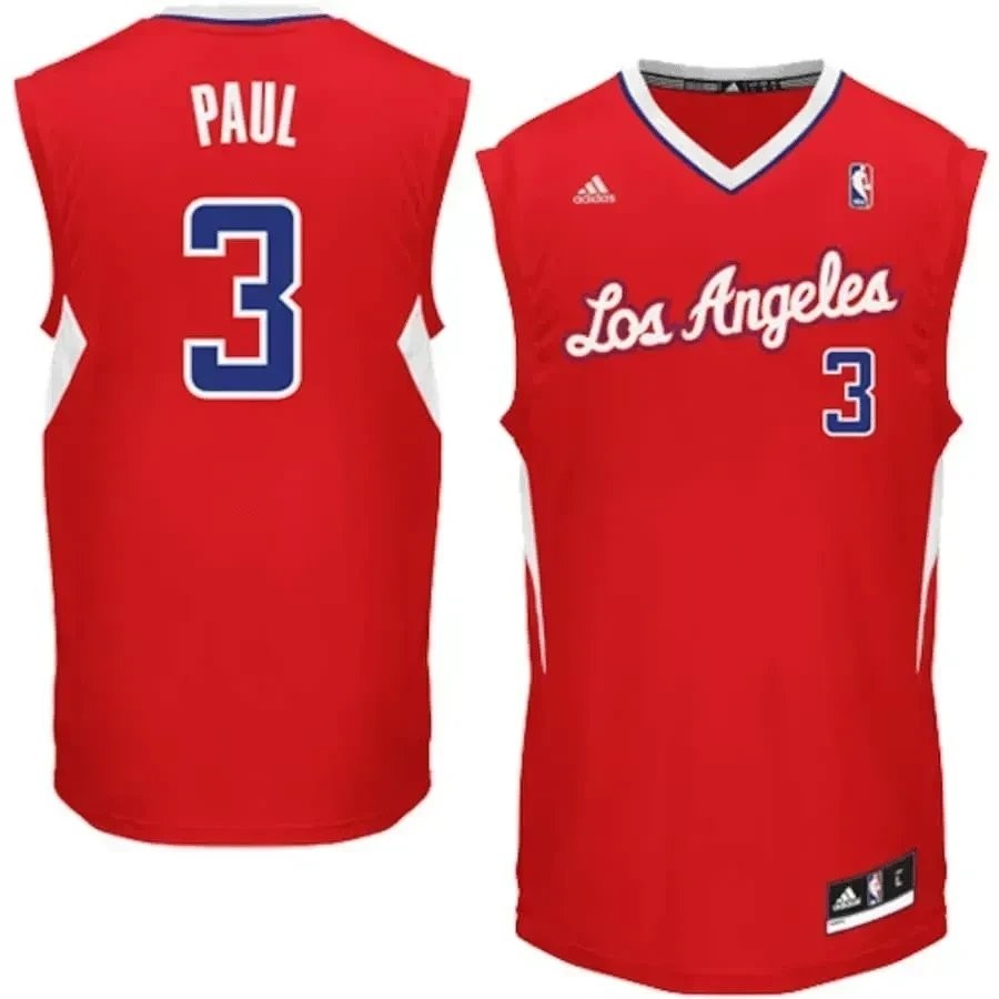 Chris Paul La Clippers Road Jersey - Red