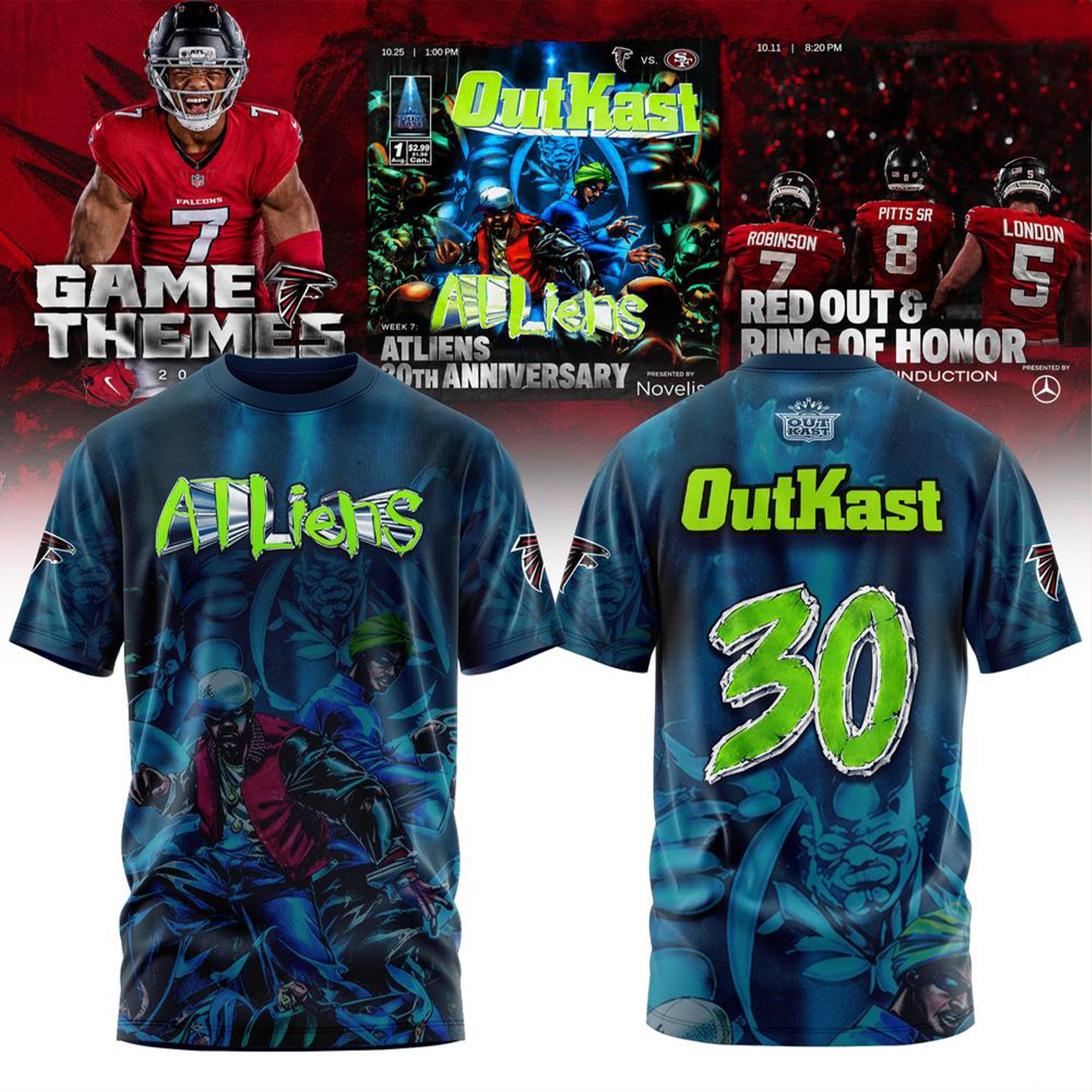 Musemora - Unisex Atlanta Falcons T-Shirt