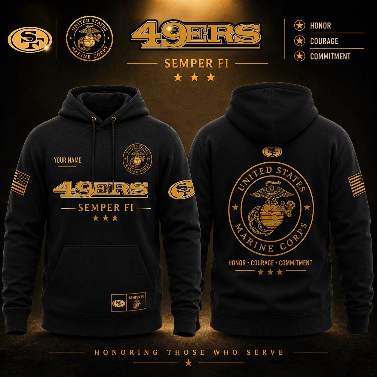 Musemora - Unisex San Francisco 49ers Hoodie