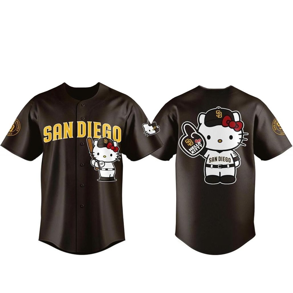 San Diego Padres x Hello Kitty Night 2026 Baseball Jersey