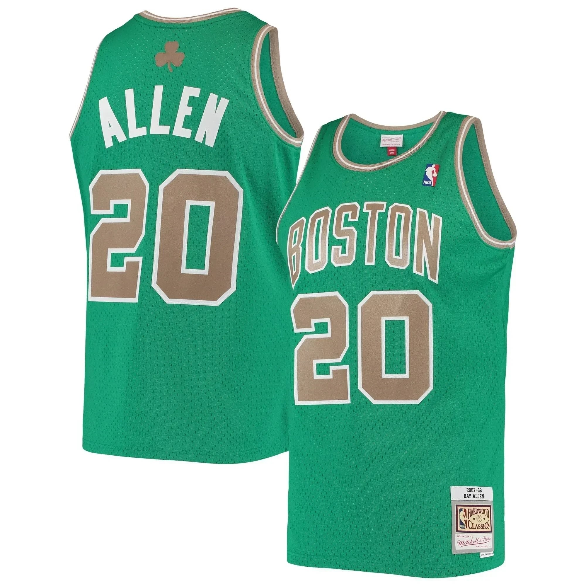 Ray Allen Boston Celtics Mitchell Ness Hardwood Classics Swingman Jersey - Kelly Green
