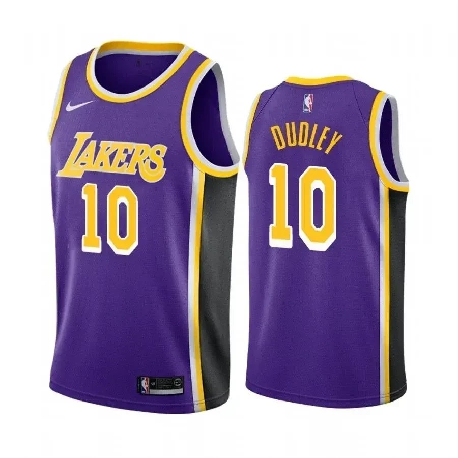 Men's Los Angeles Lakers Jared Dudley #10 Stitched Jersey Multicolor S-3XL