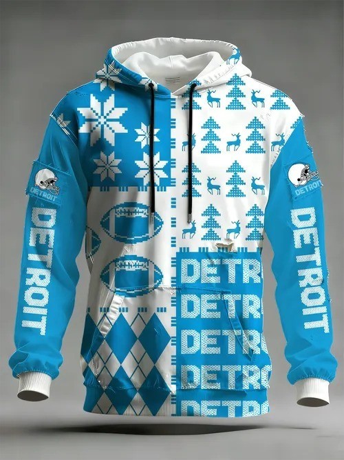 Musemora - Unisex Detroit Lions Hoodie - Football