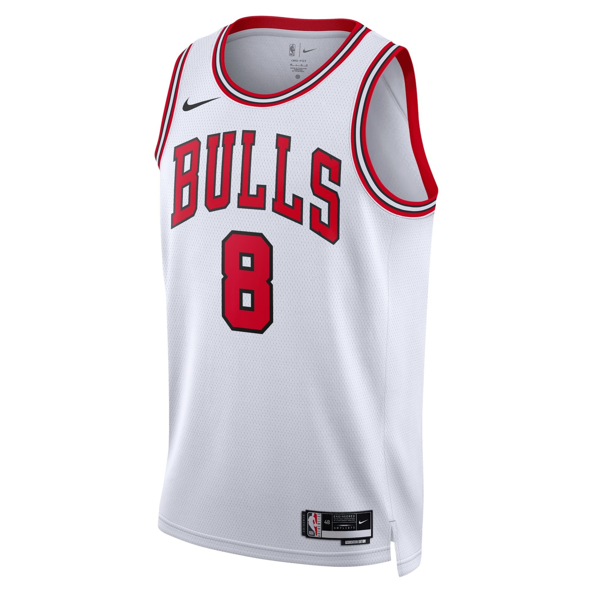 Chicago Bulls Association Edition Swingman Jersey White Zach LaVine Unisex