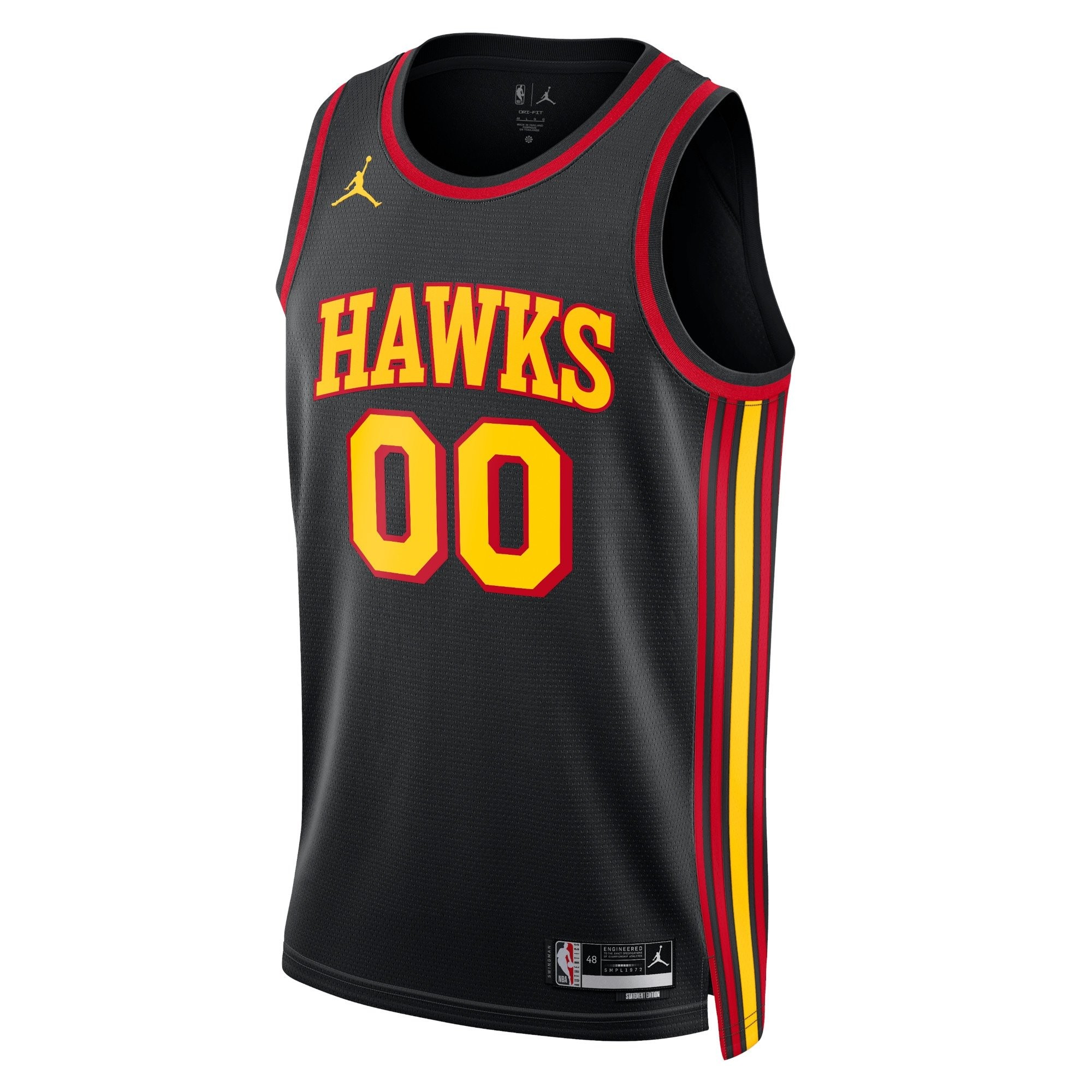 Atlanta Hawks Jordan Statement Swingman Custom Jersey Unisex Multicolor