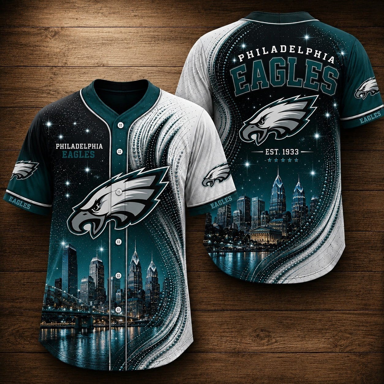 Musemora - Unisex Philadelphia Eagles Jersey - Game Day Football
