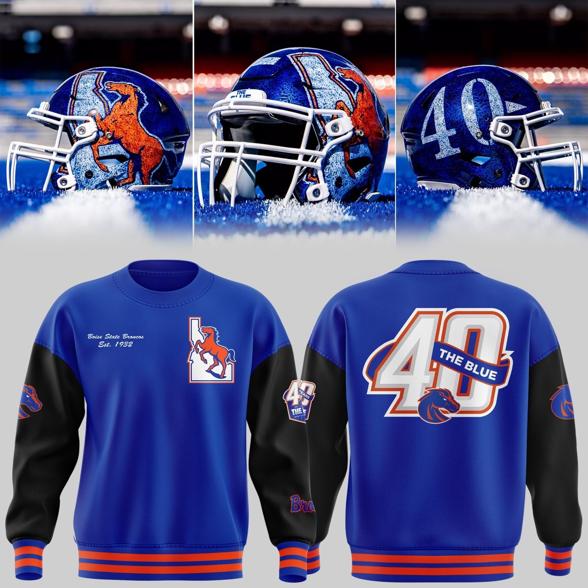 Musemora - Men's Denver Broncos Sweatshirt - Football