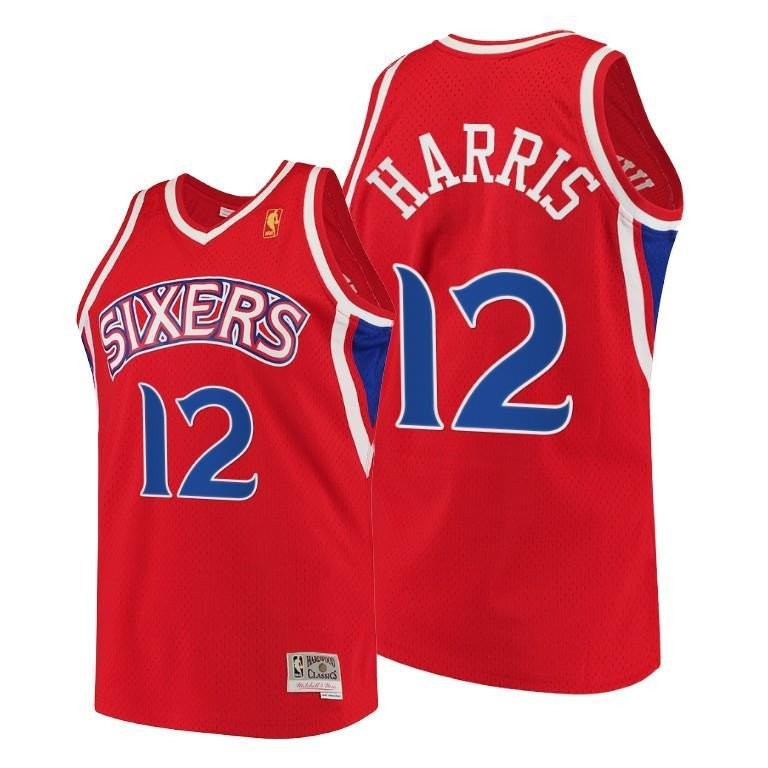 Tobias Harris Philadelphia 76ers Red Throwback 90s Jersey HWC Swingman - Men Jersey