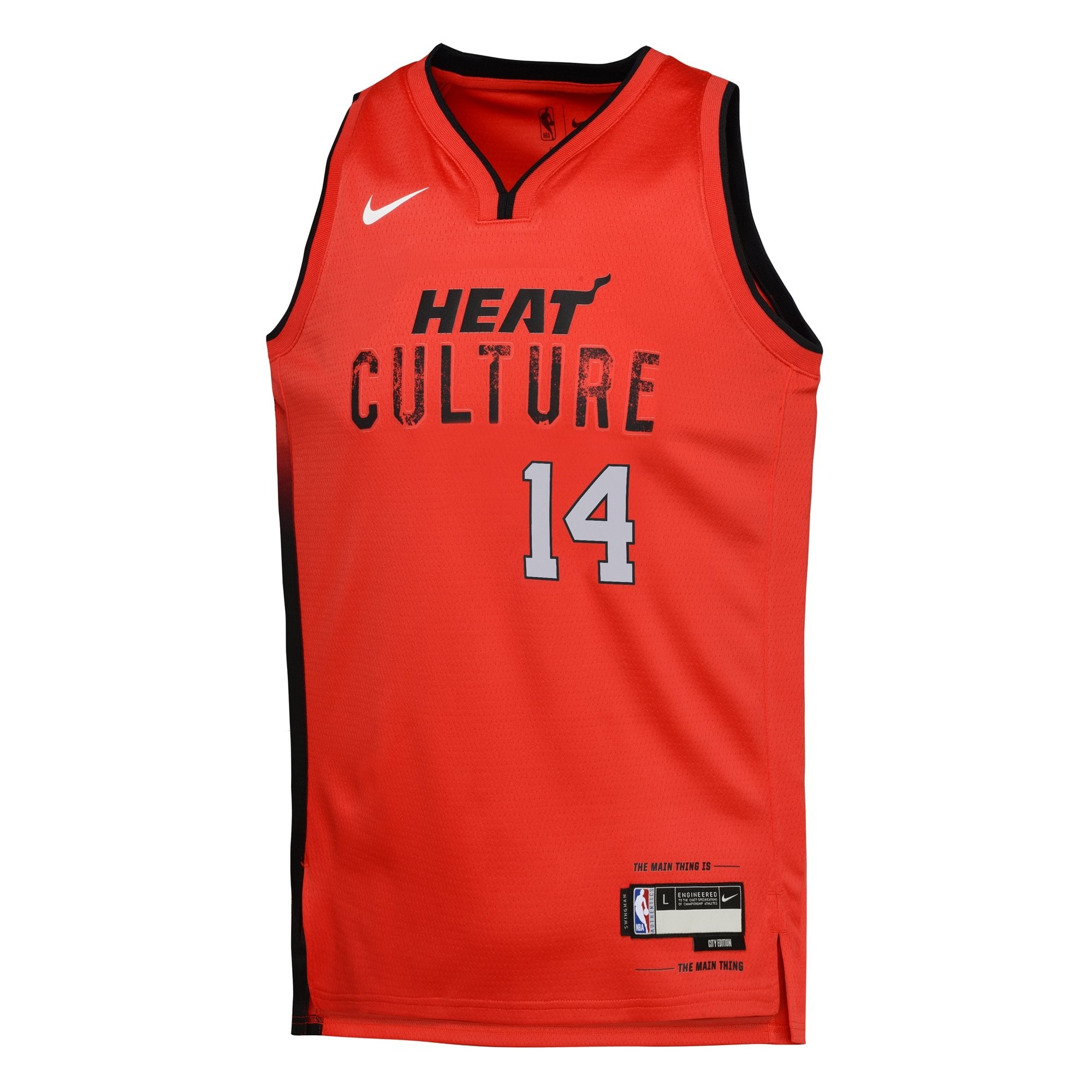 Miami Heat City Edition Swingman Jersey 2024 Red Tyler Herro Youth - Image 2
