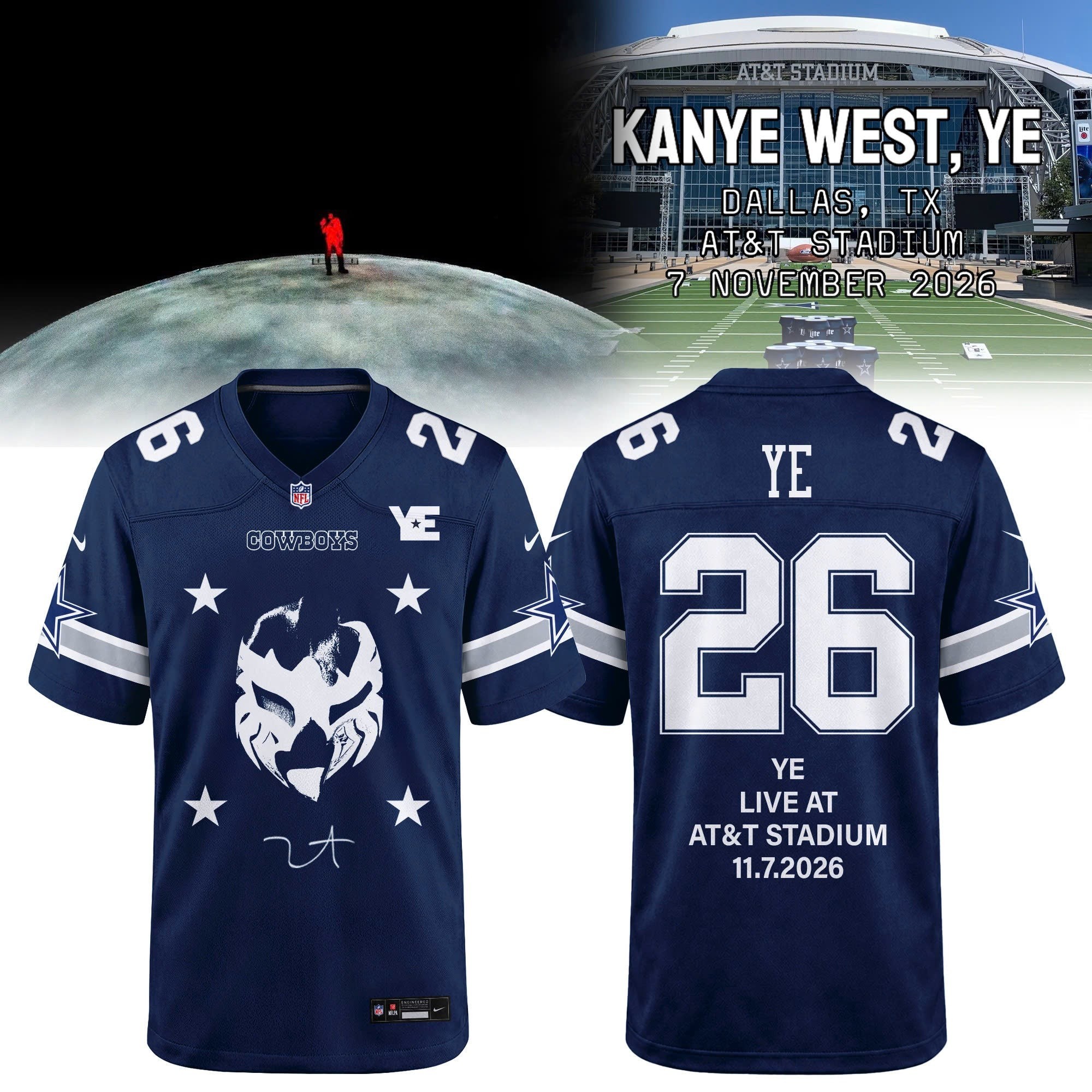 Musemora - Unisex Dallas Cowboys Jersey