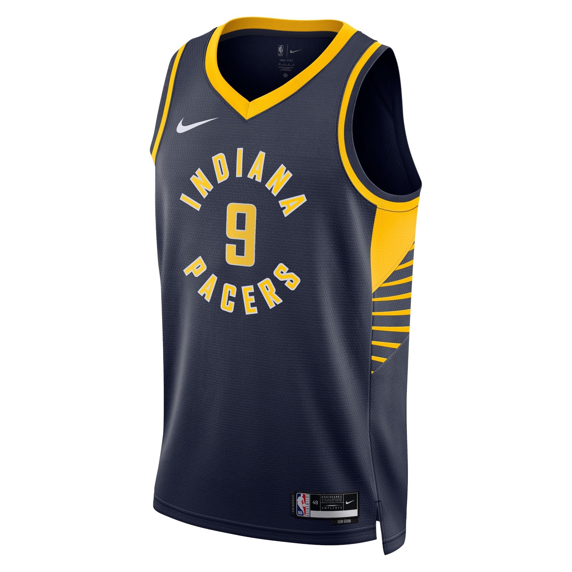 Indiana Pacers Icon Edition Swingman Jersey Navy T.J. McConnell Unisex
