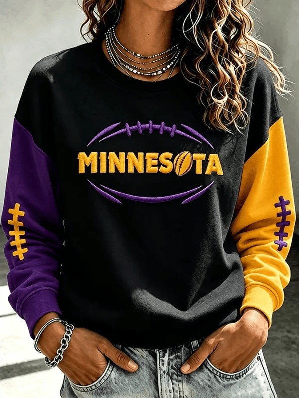 Musemora - Unisex Minnesota Vikings Sweatshirt - Mascot